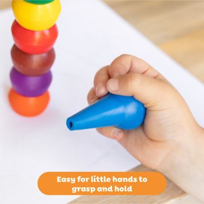 Image showing  Stackable Crayons: Retro Rainbow