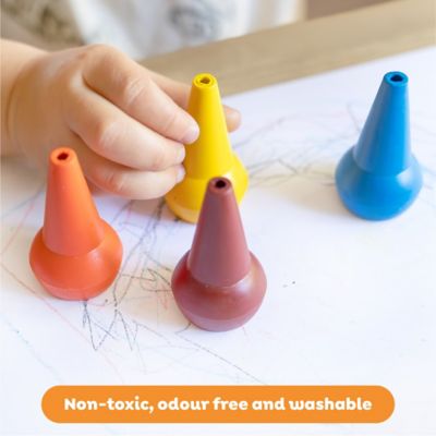 Image showing 5 th Tiger Tribe Stackable Crayons: Retro Rainbow