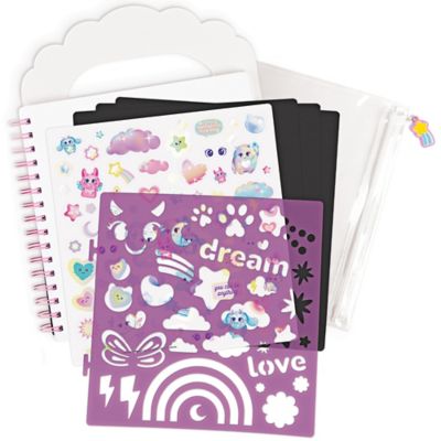 Image showing 6 th Make It Real 3C4G: Imagination Land Travel Chalkboard Art Set