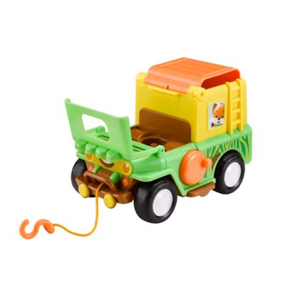Image showing 2 th Idea Tank Timber Tots: The Safari Jeep & Character