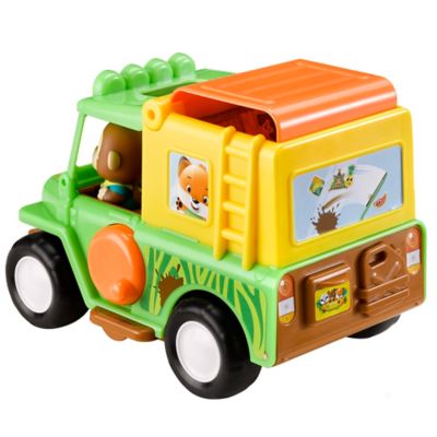 Image showing 4 th Idea Tank Timber Tots: The Safari Jeep & Character