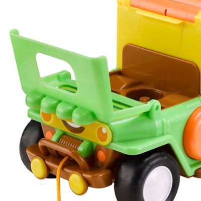 Image showing 7 th Idea Tank Timber Tots: The Safari Jeep & Character