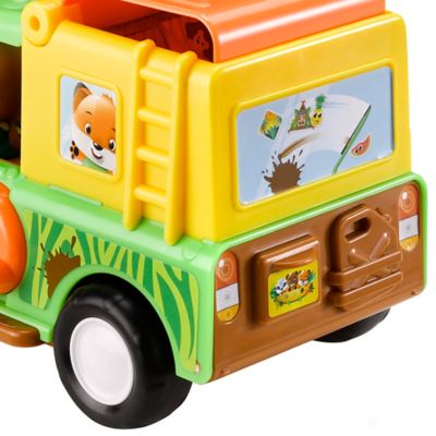 Image showing 8 th Idea Tank Timber Tots: The Safari Jeep & Character