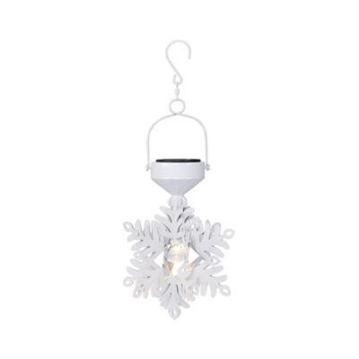 Red Shed 18 in. Snowflake Solar Light