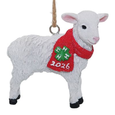 Red Shed 4-H Baby Sheep Christmas Ornament, 3 in.