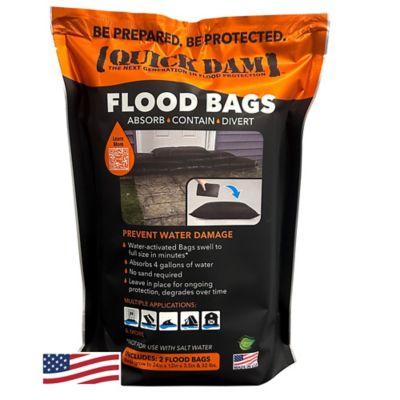 Quick Dam 1 ft. x 2 ft. Water Activated Flood Bags, 2 pk.