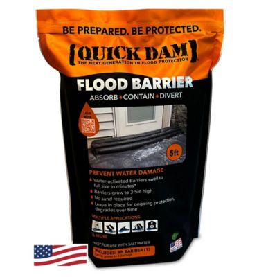 Quick Dam 5 ft. Water Activated Flood Barriers 1 pk.