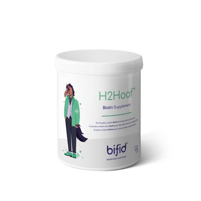 bifid H2Hoof Biotin Hoof & Coat Powder Horse Supplement, 2.2-lb tub