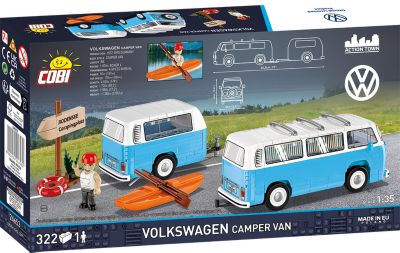 Image showing  Action Town Volkswagen Camper Van 1:35 Scale