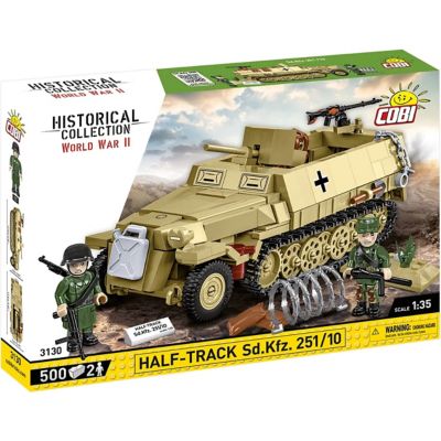 Cobi Historical Collection WWII Half-Track Sd. Kfz. 251/10 Vehicle Model