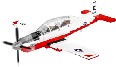 Image showing  Action Town Beechcraft T-6 Texan II Plane, Red & White