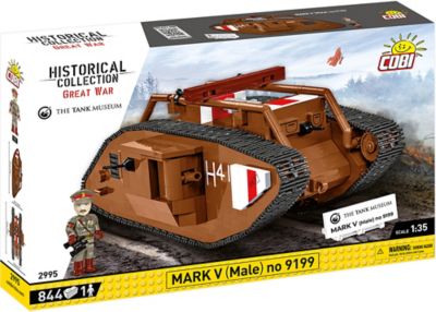 Cobi Historical Collection Great War MARK V (Male) no. 9199 Tank