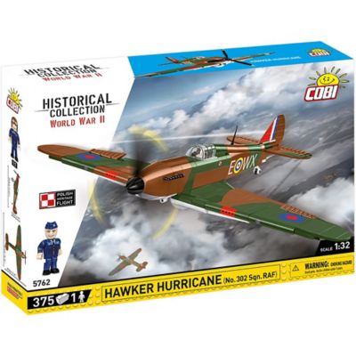 Cobi Historical Collection WWII Hawker Hurricane (NO 302 SQN. RAF) Aircraft
