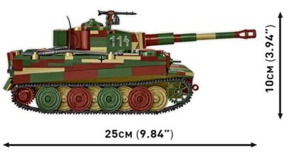 Image showing  Musee des Blindes Historical Collection WWII Pz.Kpfw. VI Tiger Ausf. E Tank Vehicle Model