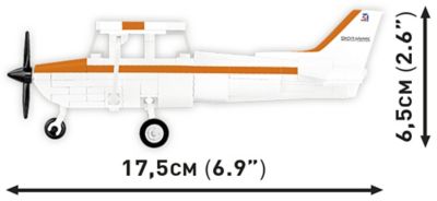 Image showing  Cessna 172 Skyhawk, Orange Vehicle