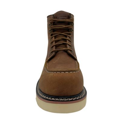 Image showing  Men's 6 in. Crazy Horse Moc-Toe Wide Work Boot