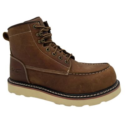 Image showing 0 th AdTec Men's 6 in. Crazy Horse Moc-Toe Wide Work Boot