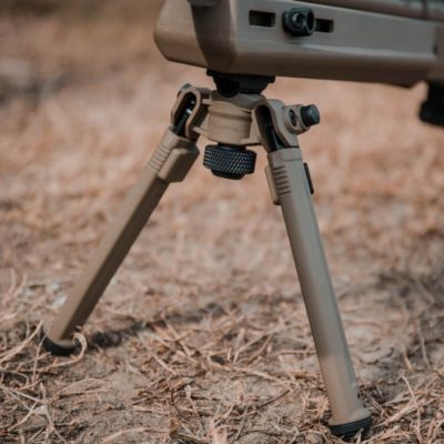 Image showing  Bipod for AR-Platforms, Flat Dark Earth, Anodized Aluminum, M-LOK Attachment, 6.8-10.3 in. Vertical Adjustment