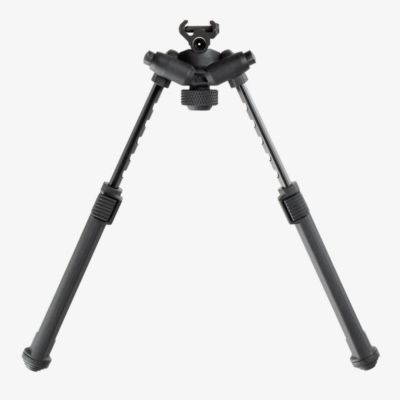 Image showing  Bipod 1913 Picatinny Rail Attachment for AR-Platforms, Black, Anodized Aluminum, 6.8-10.3 in. Vertical Adjustment