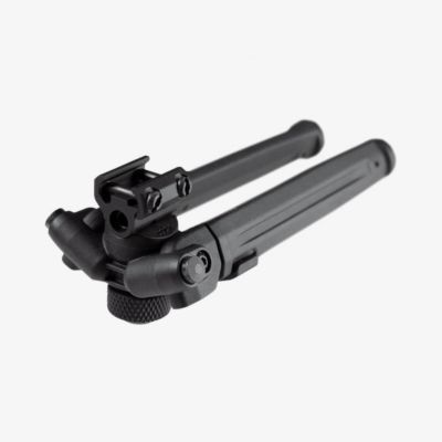 Image showing  Bipod 1913 Picatinny Rail Attachment for AR-Platforms, Black, Anodized Aluminum, 6.8-10.3 in. Vertical Adjustment