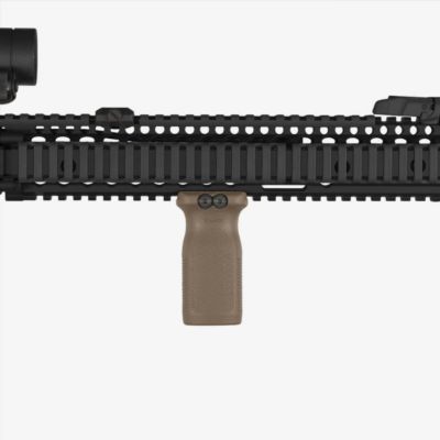 Image showing  RVG Rail Vertical Grip for AR-Platforms, Aggressive Textured Finish, Flat Dark Earth, Polymer