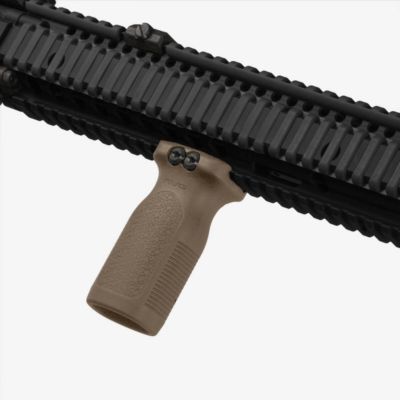 Image showing  RVG Rail Vertical Grip for AR-Platforms, Aggressive Textured Finish, Flat Dark Earth, Polymer