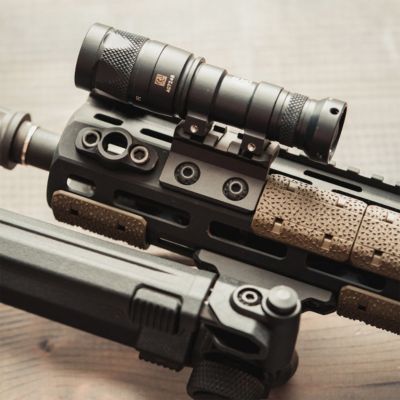 Image showing  M-LOK QD Sling Mount for M-LOK Compatible Hand Guards and Forends, 1.3 in., Black, Steel