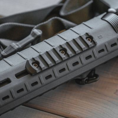 Image showing  M-LOK Aluminum Rail for AR-Platforms, 9 Slots, Black