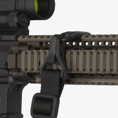Image showing  Rail Sling Attachment for M16, M4, AR-15, Black, Steel
