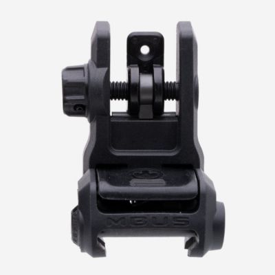Image showing  MBUS 3 Rear Sight for AR-10, AR-15, M4, M16, M110, SR-25, Black, Flip-Up