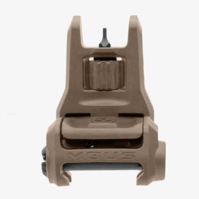 Image showing  MBUS 3 Front Sight for AR-10, AR-15, M4, M16, M110, SR-25, Flat Dark Earth, Flip-Up