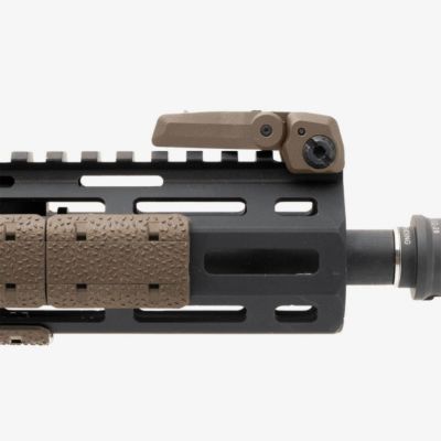 Image showing  MBUS 3 Front Sight for AR-10, AR-15, M4, M16, M110, SR-25, Flat Dark Earth, Flip-Up