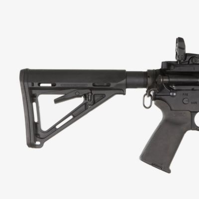 Image showing  MOE Carbine Stock for AR-15, M16, M4 with Mil-Spec Tube (Tube Not Included), Black, Synthetic