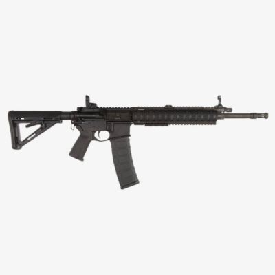 Image showing  MOE Carbine Stock for AR-15, M16, M4 with Mil-Spec Tube (Tube Not Included), Black, Synthetic