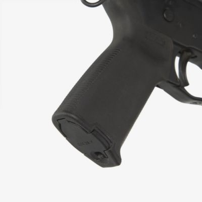 Image showing  MOE+ Grip with OverMolded Rubber Textured Finish for AR-15, AR-10, M4, M16, M110, SR25, Black Polymer