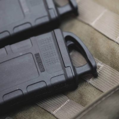 Image showing  PMAG Ranger Plate for 5.56x45mm PMAG AR, M4 GEN M3 Magazines, Black, Polymer, 3-Pack