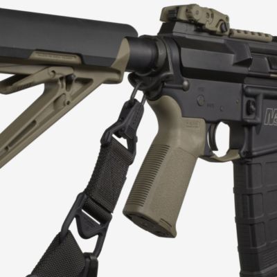 Image showing  ASAP Sling Attachment for AR-15, M4, Compatible with Mil-Spec & Commercial Buffer Tubes, Ambidextrous, Black, Steel