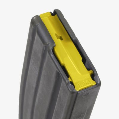 Image showing  Enhanced Self-Leveling Follower for USGI 5.56x45mm 30-Round Aluminum Magazines, 4-Way Anti-Tilt, Yellow, Polymer, 3 Pack