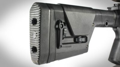 Image showing  CTR Carbine Stock for AR-15, M16, M4 with Mil-Spec Tube (Tube Not Included), Black, Synthetic