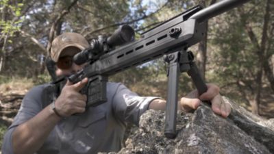 Image showing  CTR Carbine Stock for AR-15, M16, M4 with Mil-Spec Tube (Tube Not Included), Black, Synthetic