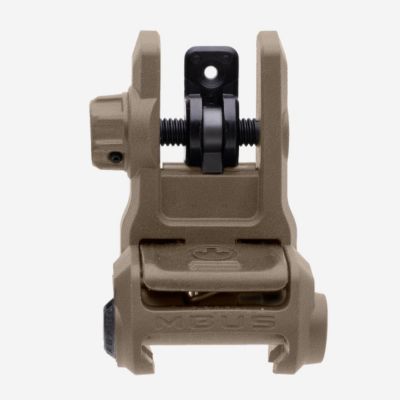 Image showing  MBUS 3 Rear Sight for AR-10, AR-15, M4, M16, M110, SR-25, Flat Dark Earth, Flip-Up