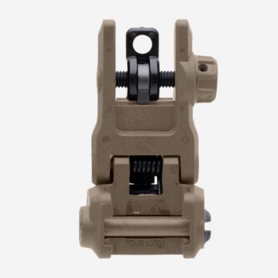 Image showing  MBUS 3 Rear Sight for AR-10, AR-15, M4, M16, M110, SR-25, Flat Dark Earth, Flip-Up