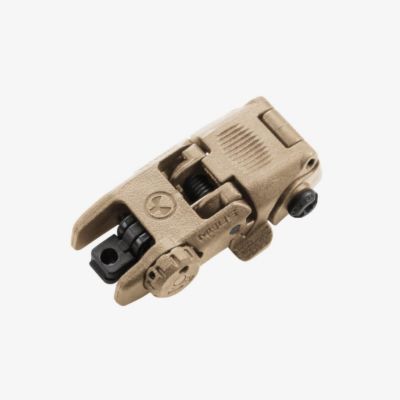 Image showing  MBUS Rear Sight for AR-15, M16, Flat Dark Earth, Folding
