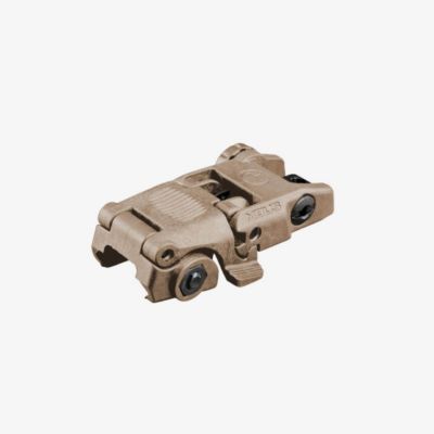 Image showing  MBUS Rear Sight for AR-15, M16, Flat Dark Earth, Folding