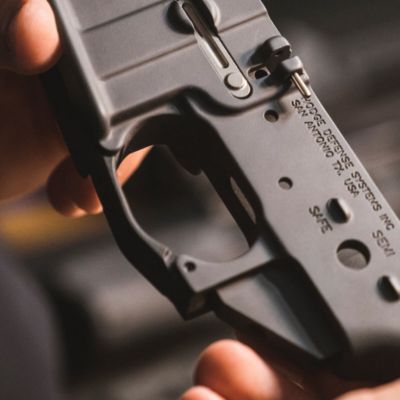 Image showing  Drop-In Trigger Guard for AR-15, M16, M4, Black, Anodized Aluminum