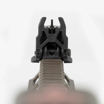 Image showing  MBUS Front Sight for AR-15, M16, Black, Folding