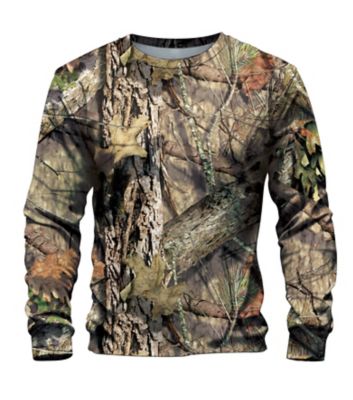 Indera Men's Mossy Oak Base Layer Shirt