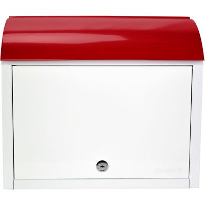 Image showing  Retro Locking Wall Mount Mailbox