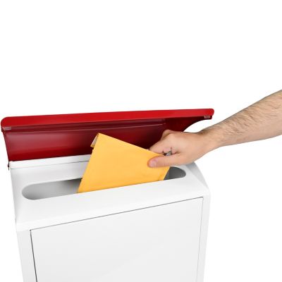 Image showing  Retro Locking Wall Mount Mailbox