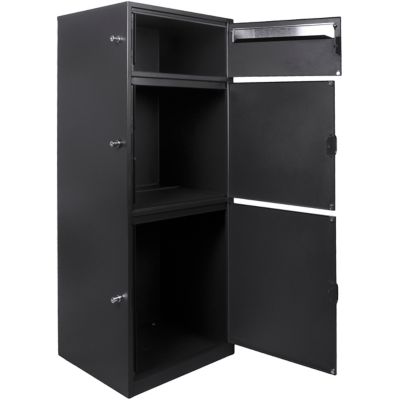 Image showing  MPCB-100 Three Compartment Locking Mail and Parcel Box with Package Compartments